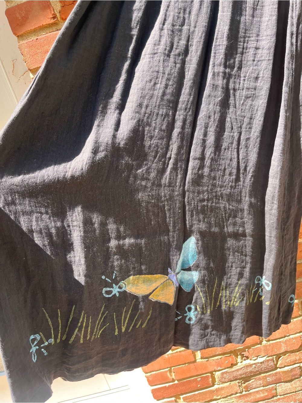 Blue Fish Hand-painted Linen Set - Picture 6 of 12